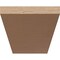 Ekena Millwork 11"W x 22"D x 11"H Wide Concord Rough Cedar Woodgrain TimberThane Corbel, Primed Tan CORUR11X22X11CONRCPR - alternate 5